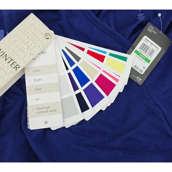 Under Armour Loose Fit Navy Logo Tank - Picture 4 of 4